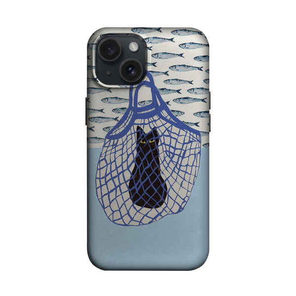 Balık Ağı ve Sardalya Desenli Telefon Kılıfı K894