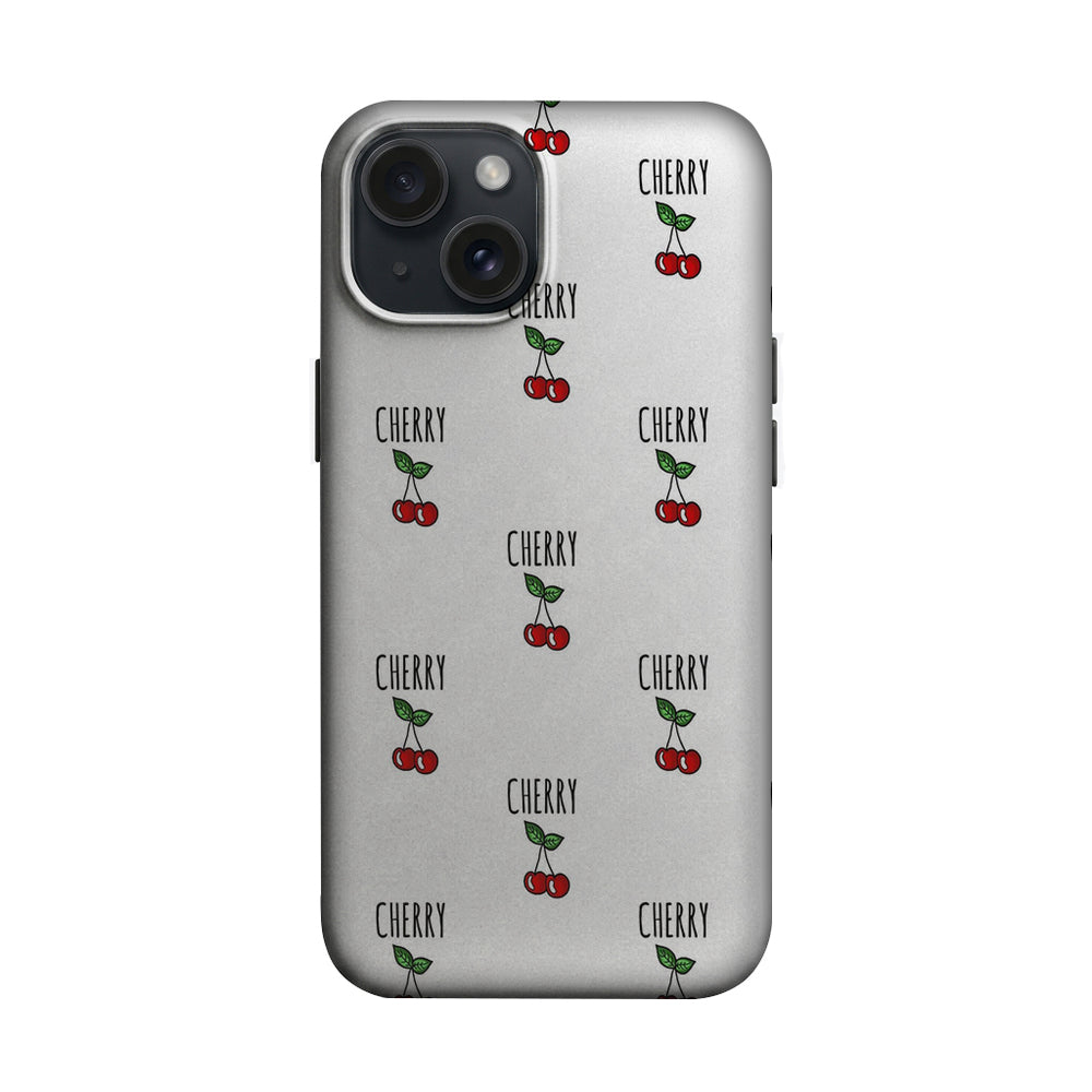 Cherry Yazılı Kiraz Desenli Telefon Kılıfı K843