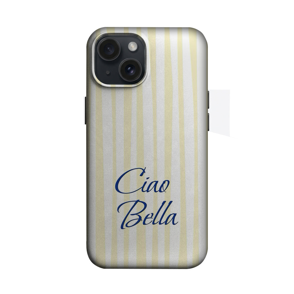 Çizgili Ciao Bella Yazısı Telefon Kılıfı K573