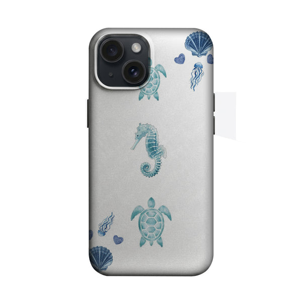 Deniz Kabuklu Denizatı Deseni Telefon Kılıfı K493