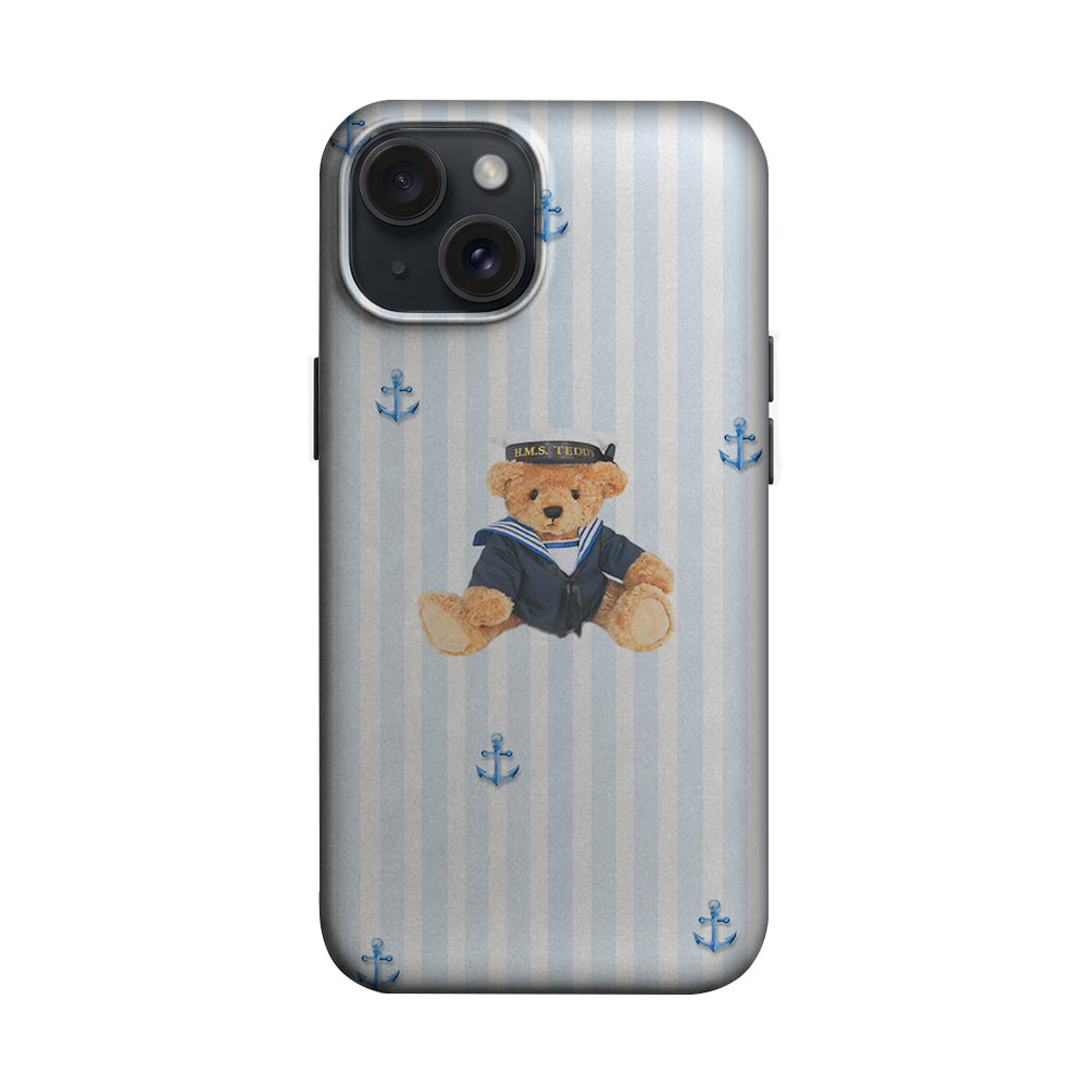 Denizci Ayıcık Desenli Telefon Kılıfı K878