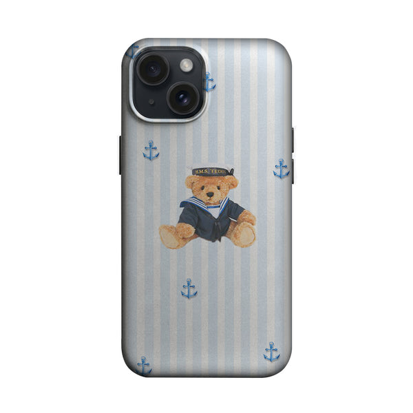 Denizci Ayıcık Desenli Telefon Kılıfı K878