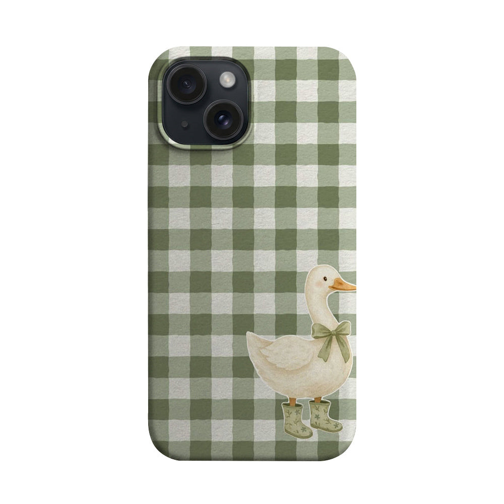 Ekose Kaz Deseni Telefon Kılıfı K403