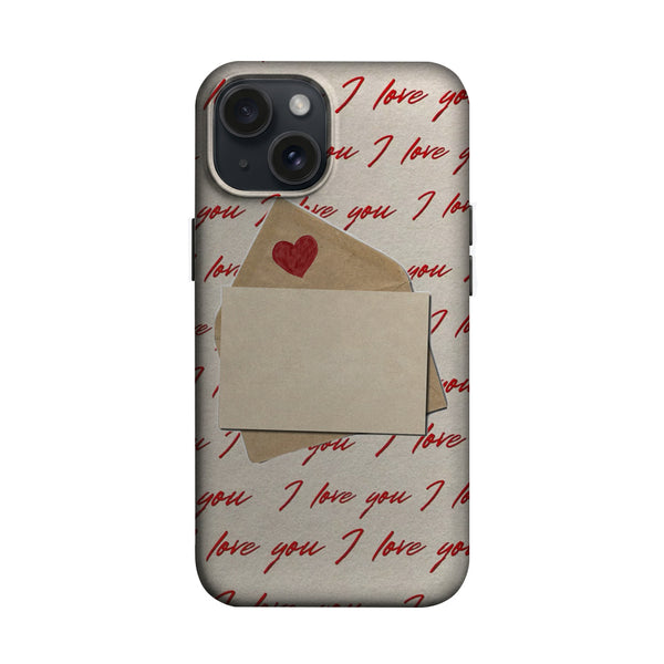 I Love You Mektup Desenli Telefon Kılıfı K961
