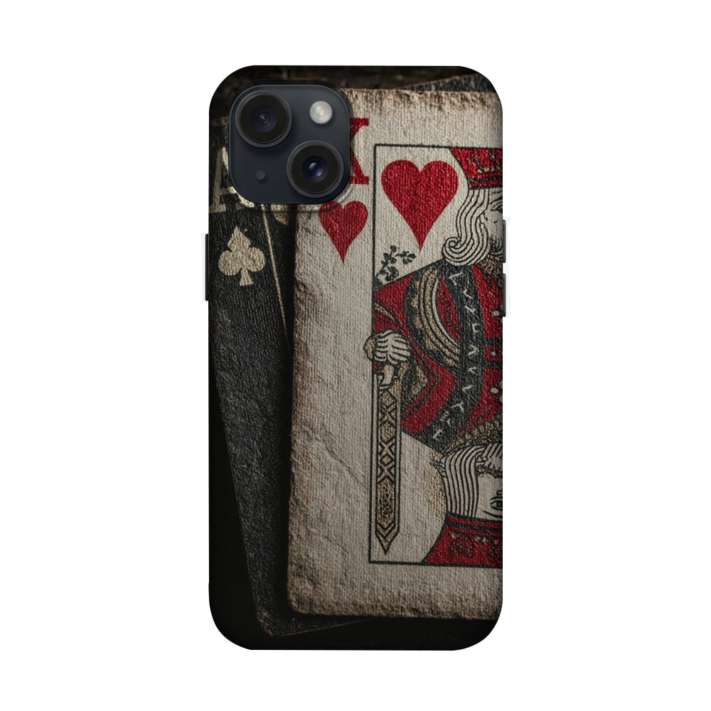 İskambil Kral Kartı Desenli Telefon Kılıfı K957
