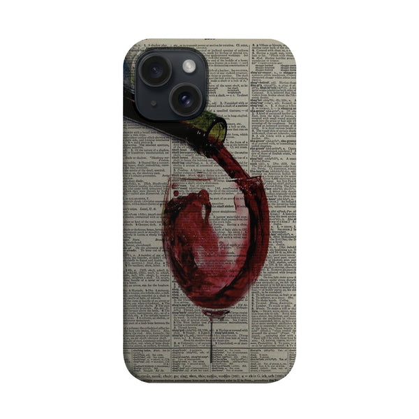 Şarap Lekesi Kolajı Telefon Kılıfı K417