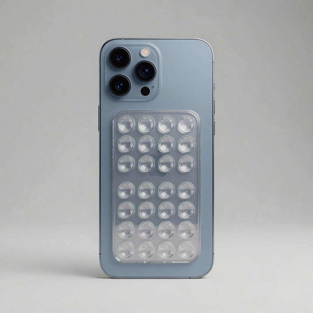 TigoCase Vantuz Mockup - Şeffaf