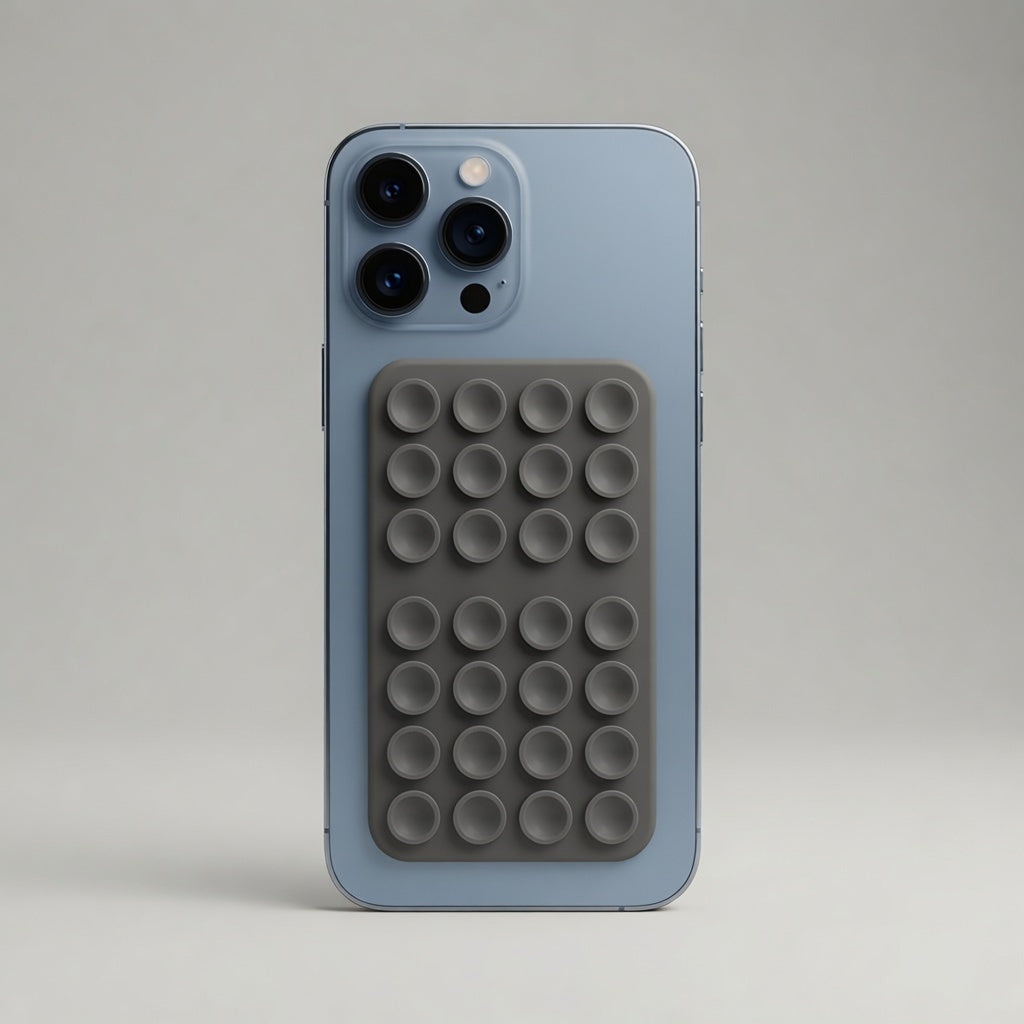 TigoCase Vantuz Mockup - Koyu Gri