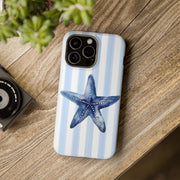 Mavi Yıldız Desenli Deniz Temalı Telefon Kılıfı K007