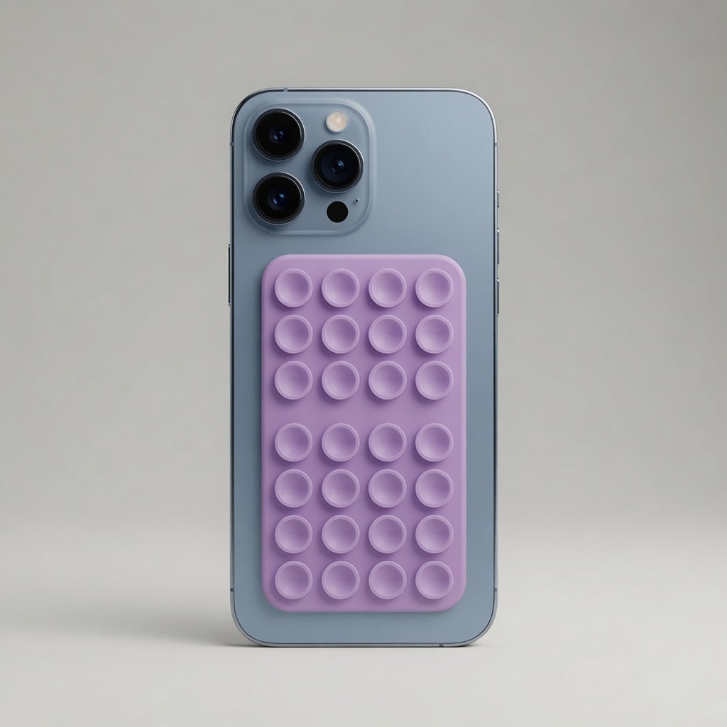 TigoCase Vantuz Mockup - Açık Lavanta