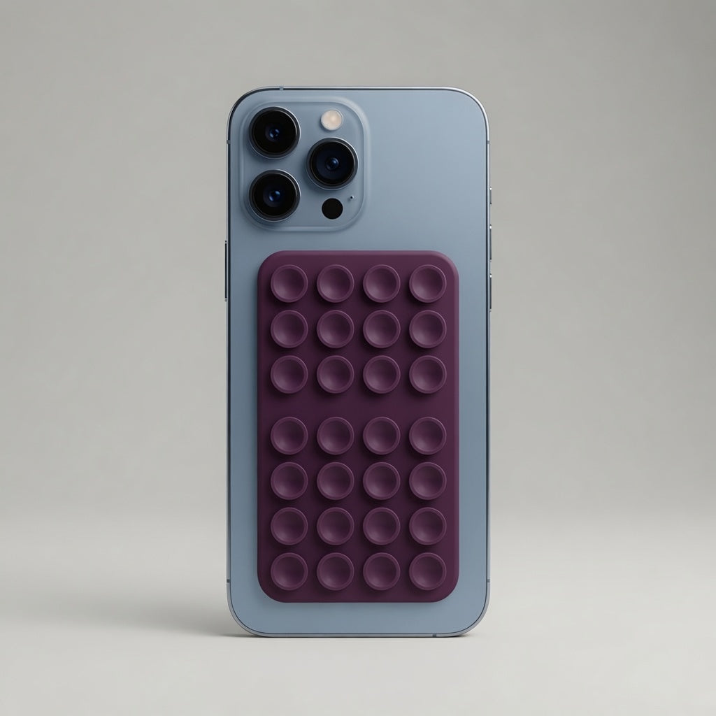 TigoCase Vantuz Mockup - Koyu Mor