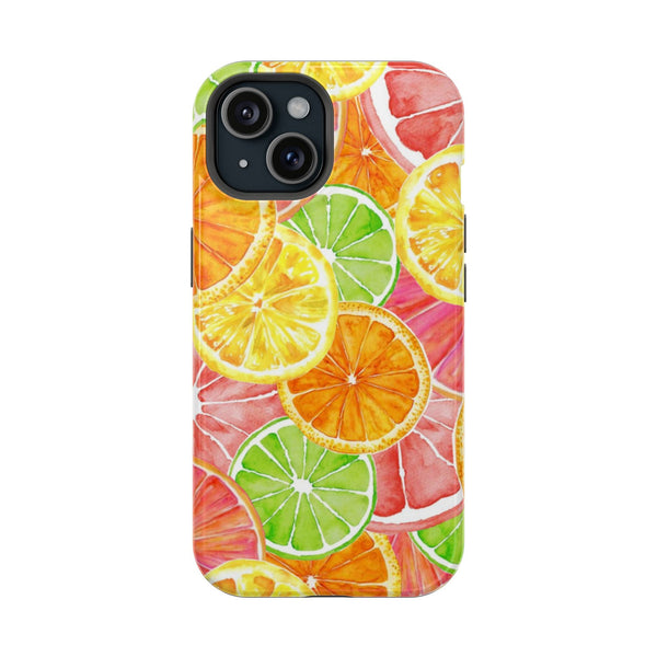 Renkli Narenciye Dilimleri Deseni Telefon Kılıfı K135