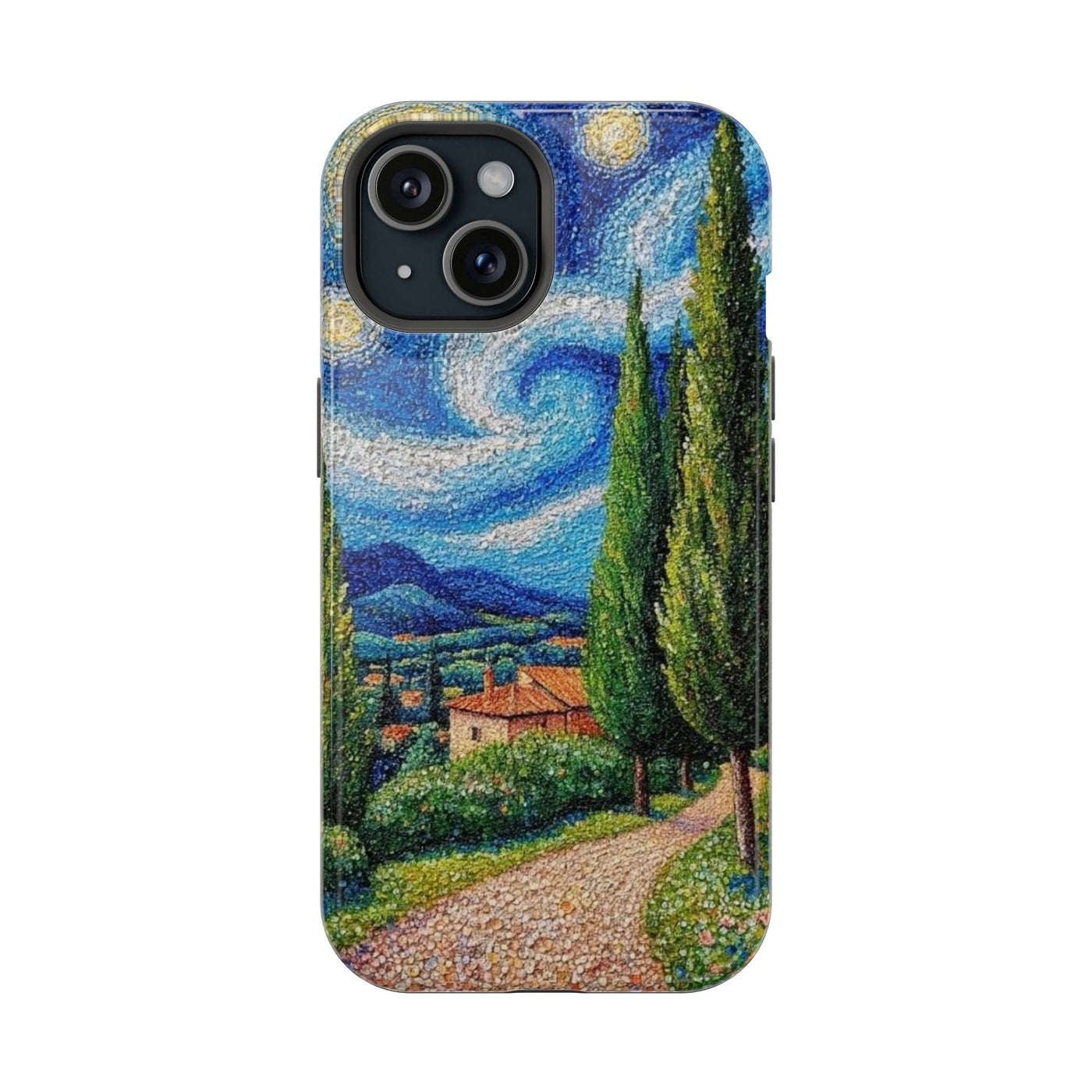 Yıldızlı Gece Manzaralı Kışlık Yol Telefon Kılıfı K108