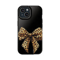 Leopar Desenli Kahverengi Fiyonk Telefon Kılıfı K128