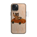 Arabalı Ayı Deseni Telefon Kılıfı K484