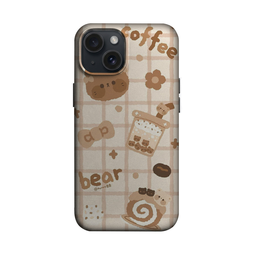 Bear Coffee Kahve ve Ayıcık Temalı Telefon Kılıfı K1109 mockup 1