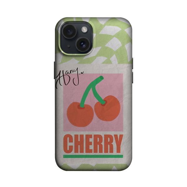 Cherry Yazılı Retro Kiraz Telefon Kılıfı K845
