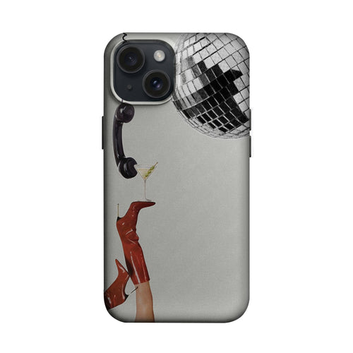 Disko Toplu Kırmızı Çizmeli Kolaj Telefon Kılıfı K993 mockup 1