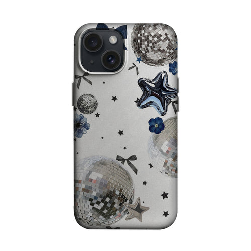 Disko Toplu Yıldız ve Fiyonk Desenli Telefon Kılıfı K1025 mockup 1