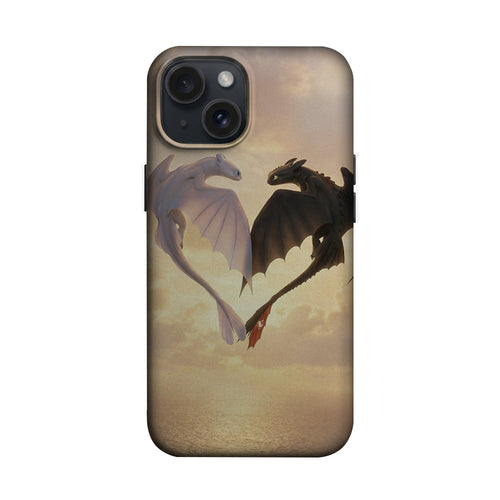 Dişsiz ve Işığın Öfkesi Kalp Ejderhaları Telefon Kılıfı K1104 mockup 1