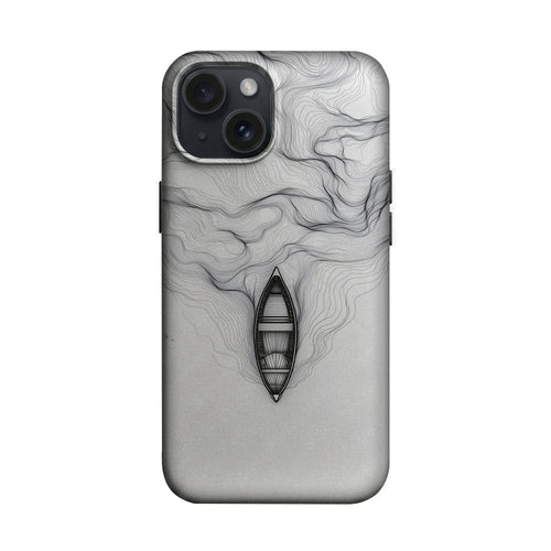Dumanlı Kayık Çizim Deseni Telefon Kılıfı K885 mockup 1