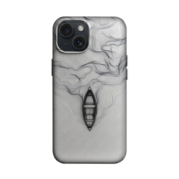 Dumanlı Kayık Çizim Deseni Telefon Kılıfı K885