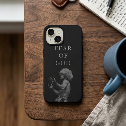 Fear of God Khabib Nurmagomedov Tasarımlı Telefon Kılıfı K1100 mockup 2