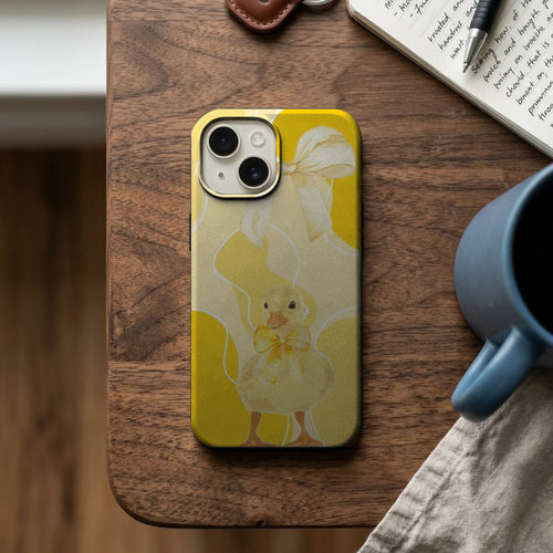 Fiyonklu Sarı Civciv Telefon Kılıfı K553