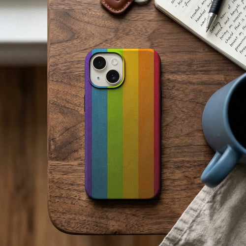 Gökkuşağı Şerit Deseni Telefon Kılıfı K520