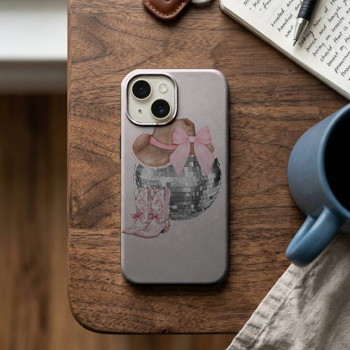 Disko Toplu Kovboy Botu Kolaj Telefon Kılıfı K1014 mockup 2