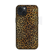 Leopar Desenli Sarı Kahverengi Telefon Kılıfı K234