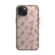Pembe Ayıcıklı Kalp Balonlu Telefon Kılıfı K287