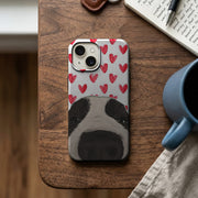 Kalpli Köpek Portresi Telefon Kılıfı K722 mockup 2