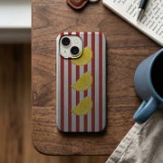 Kırmızı Çizgili Limon Dilimli Telefon Kılıfı K837 mockup 2