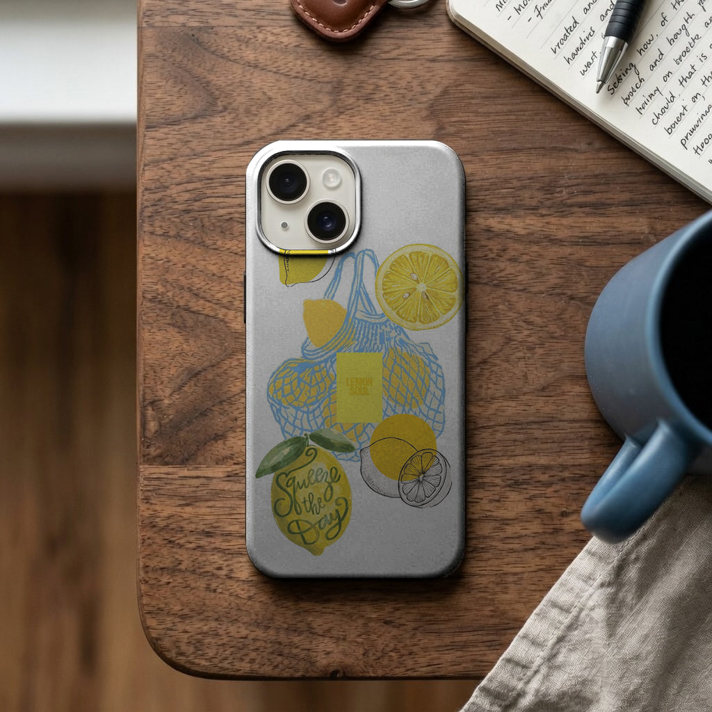 Limonlu Kolaj Desenli Telefon Kılıfı K838 mockup 2