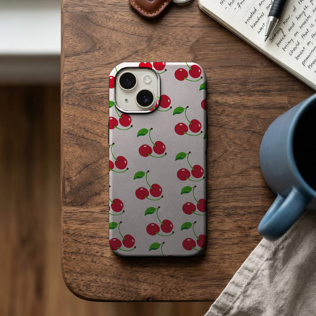 Kiraz Desenli Telefon Kılıfı K842 mockup 2