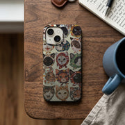 Kedi Portreleri Kolajı Telefon Kılıfı K914 mockup 2
