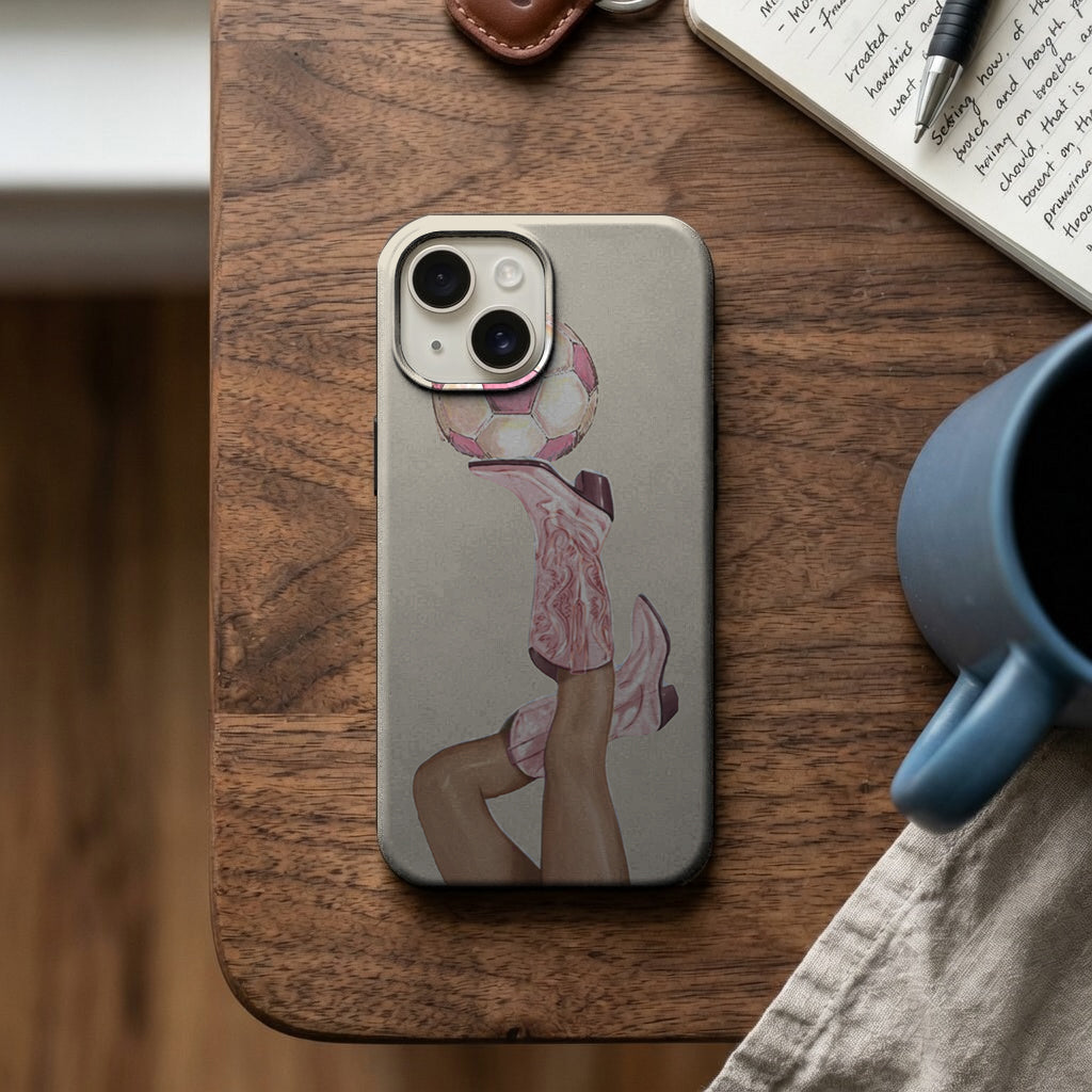 Top Tutan Pembe Elbiseli Kadın Telefon Kılıfı K934 mockup 2