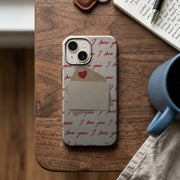 I Love You Mektup Desenli Telefon Kılıfı K961 mockup 2