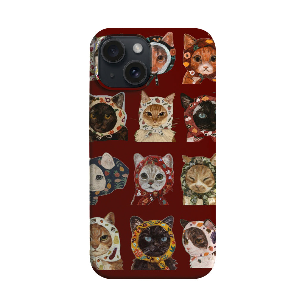 Kedi Portreleri Kolajı Telefon Kılıfı K402