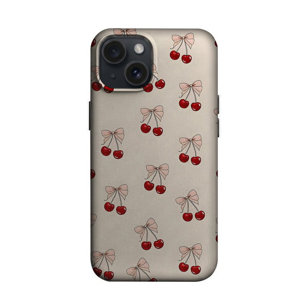 Kiraz ve Fiyonk Desenli Telefon Kılıfı K948