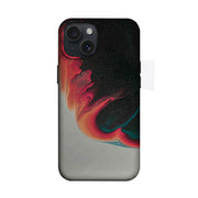 Kırmızı Siyah Soyut Akış Desenli Telefon Kılıfı K685