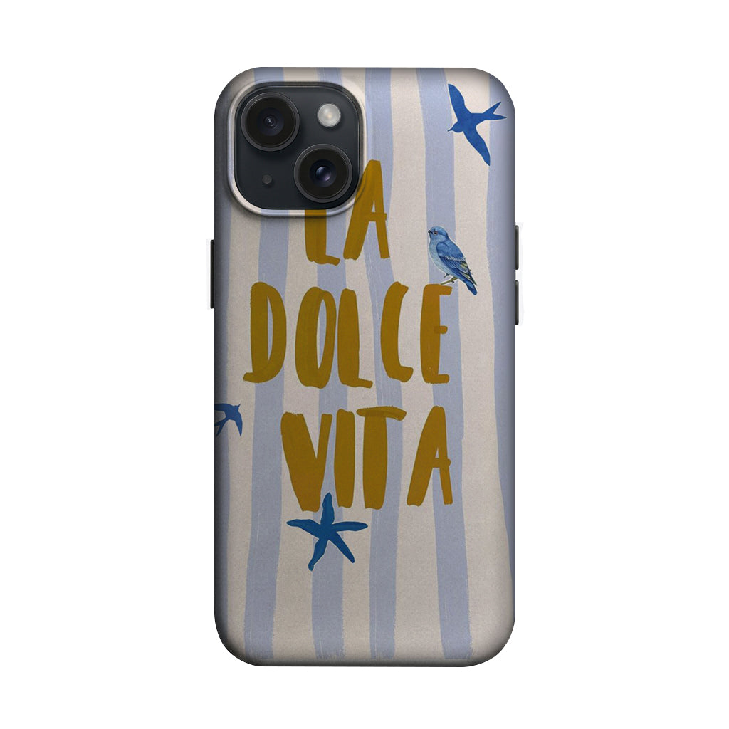 La Dolce Vita Yazılı Deniz Temalı Telefon Kılıfı K913 mockup 1