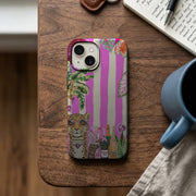 Leopar Kokteyl Kolajı Telefon Kılıfı K372