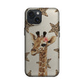 Leopar Yıldızlı Çiçekli Zürafa Telefon Kılıfı K972 mockup 1