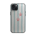 Mavi Çizgili Deniz Yıldızı Telefon Kılıfı K844 mockup 1