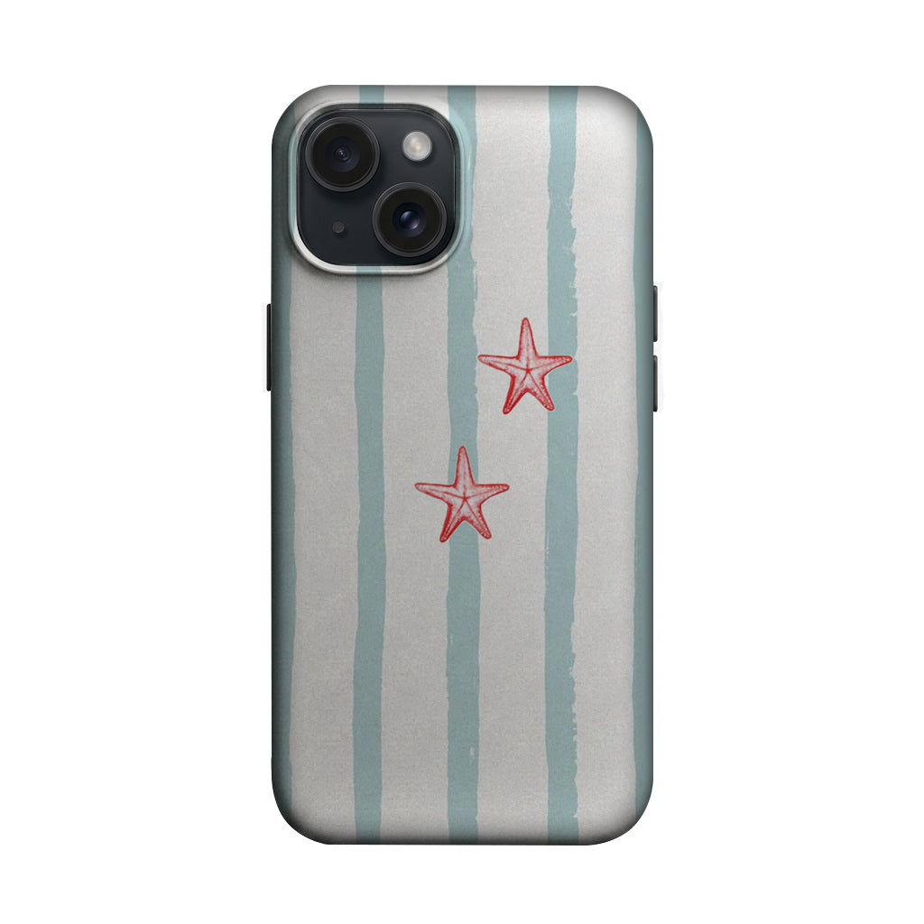 Mavi Çizgili Deniz Yıldızı Telefon Kılıfı K844 mockup 1