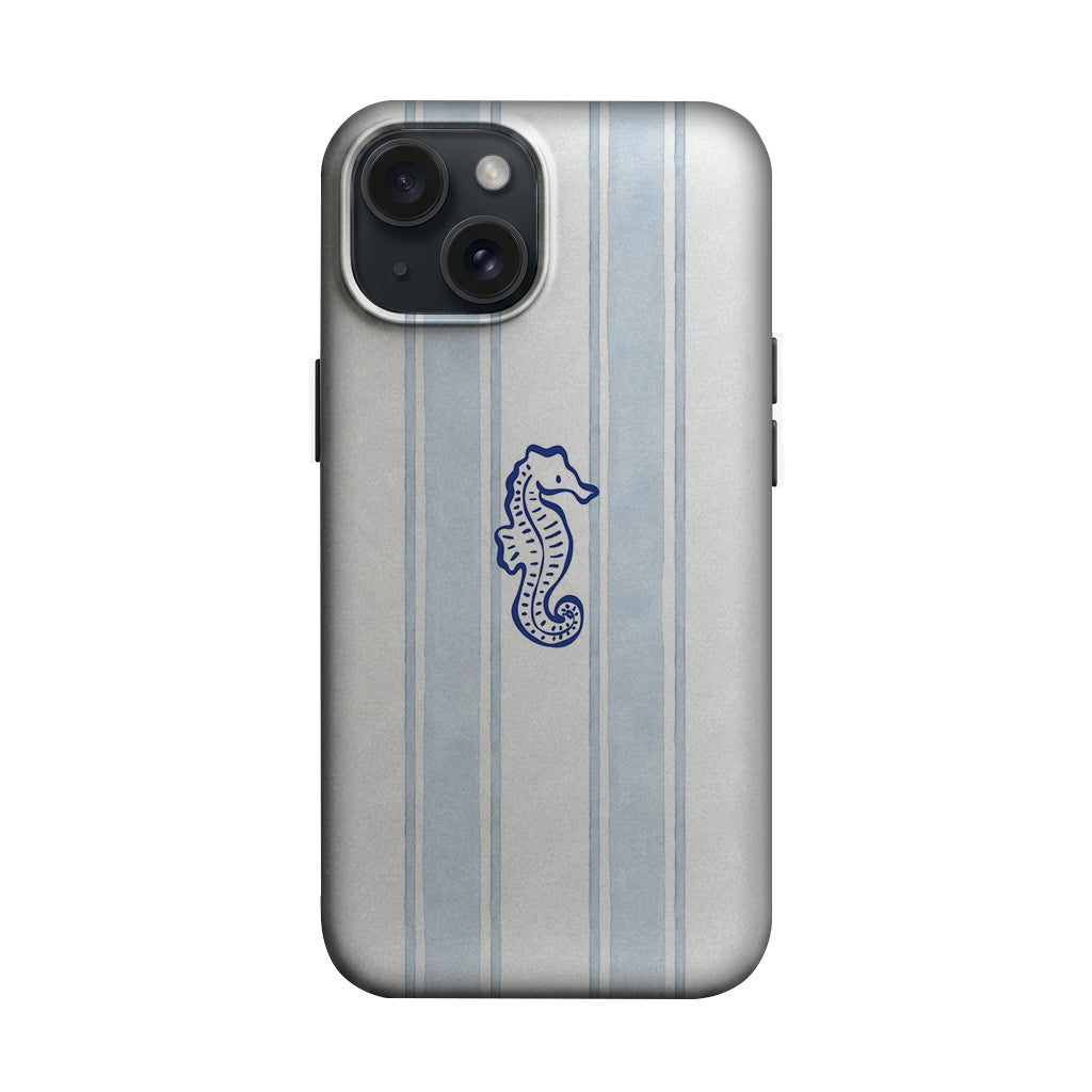Mavi Çizgili Denizatı Desenli Telefon Kılıfı K851 mockup 1