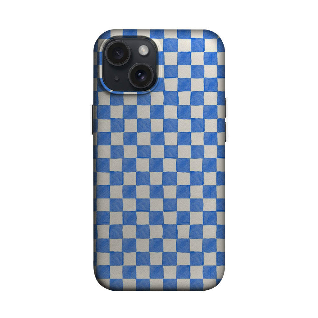 Mavi Dama Desenli Telefon Kılıfı K745 mockup 1