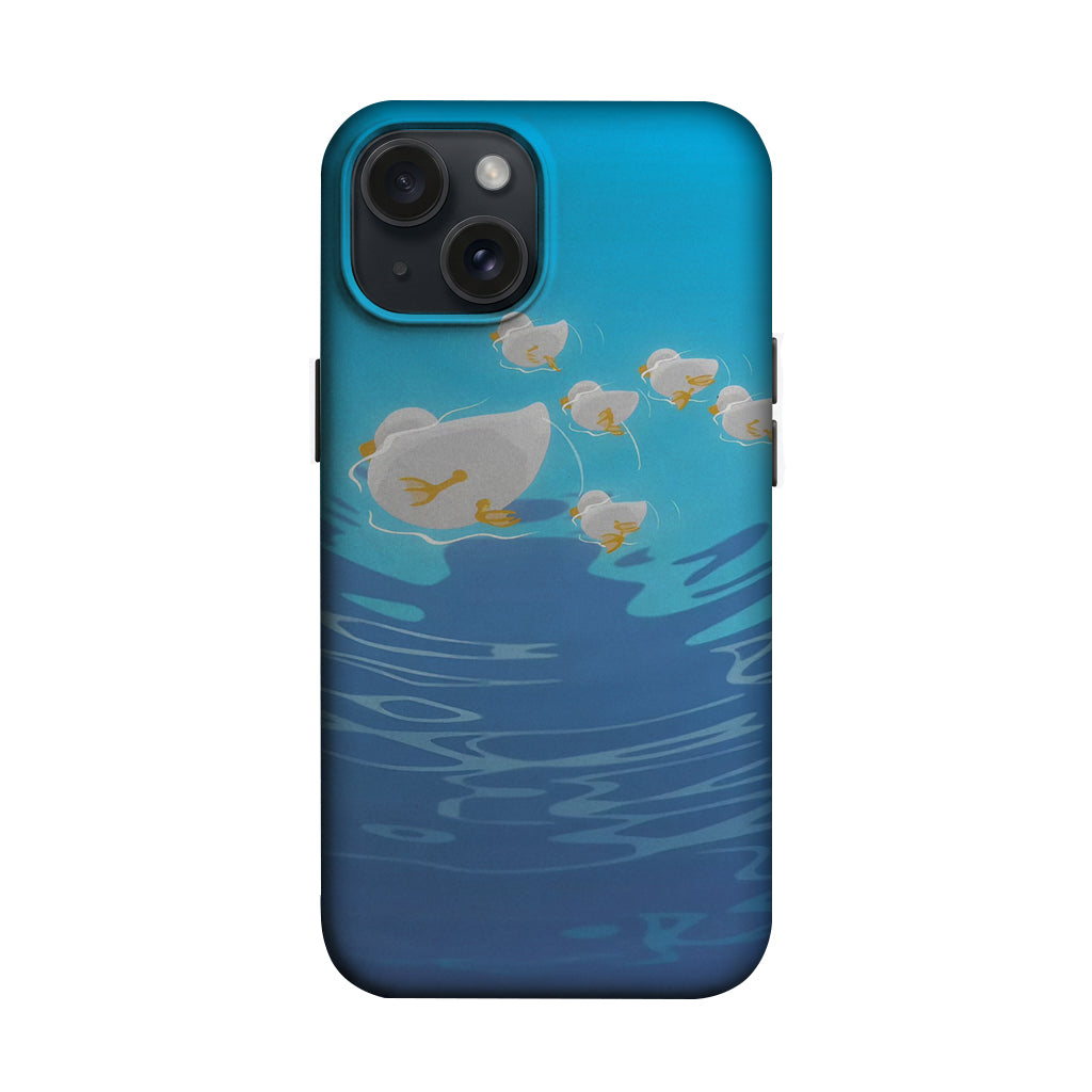 Mavi Deniz Balinası Desenli Telefon Kılıfı K729 mockup 1